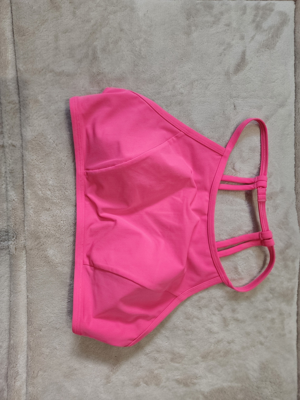 lululemon athletica Hot Pink Strappy Swim Bikini Top